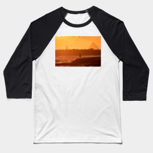 Sunset, Kings Beach, Caloundra. Sunshine Coast Queensland Baseball T-Shirt